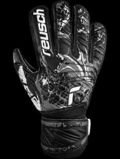 Detské brankárske rukavice Reusch Attrakt Resist Junior čierne (53/72/615/7700)