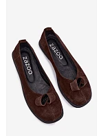 Kožené semišové topánky Zazoo 379 Chocolate Semi Boots Kožené semišové topánky Zazoo 379 Chocolate Semi Boots