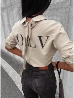 Dámská košile model 18909725 khaki - Ola Voga