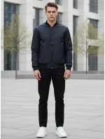 FashionStreet tmavomodrá pánska bunda bomber TX4424