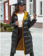 Dámský prošívaný zimní kabát s kapucí černý Dstreet model 21979884 - FashionStreet Dámský prošívaný zimní kabát s kapucí černý Dstreet model 21979884 - FashionStreet
