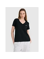 Dámské hladké tričko oversize model 22193659 dámské - 4F