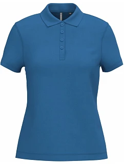 Kariban K 255 Dámske piqué polo 20.K255 svetlo kráľovská modrá