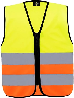 – Dětská bezpečnostní vesta 76. hi vis vis orange model 22411302 - Korntex