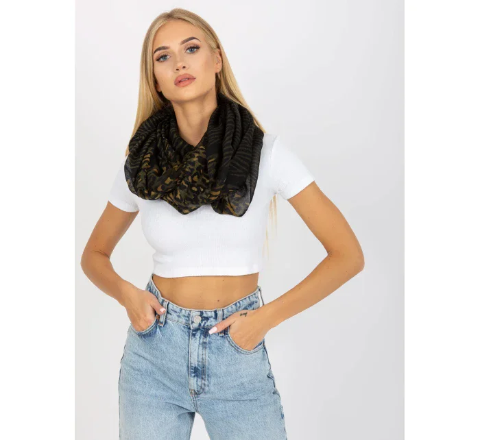 Dámsky tunelový šál AT KM S 6221 khaki