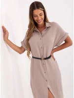 Sukienka MI SK model 21199544 ciemny bezowy - FPrice