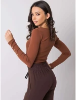 Blúzka RV BZ 6065.80P tmavohnedá