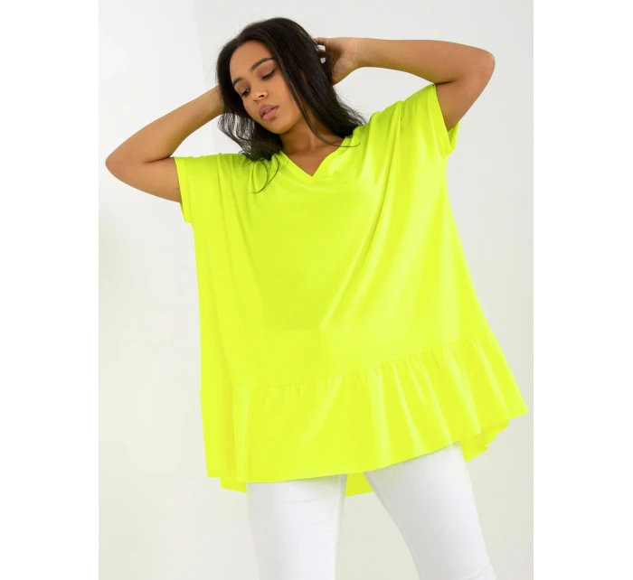Tunika RV TU model 21141990 fluo żółty - FPrice