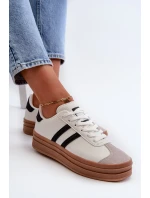 Dámske tenisky na platforme White Egelia Dámske tenisky na platforme White Egelia