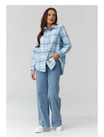 Košeľa s dlhým rukávom model 224088 Makadamia