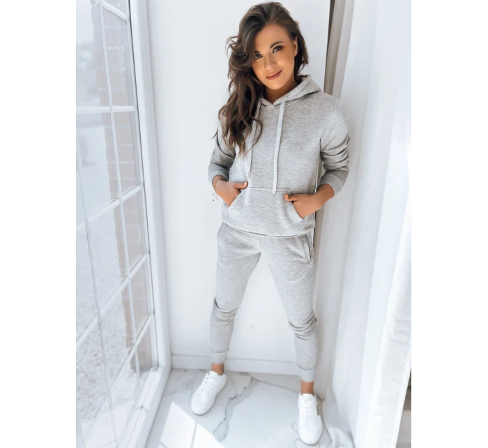 Dámská mikina BASIC s kapucí šedá Dstreet model 21967652 - FashionStreet