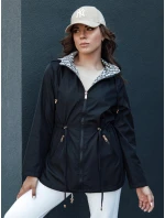 Dámská přechodná bunda parka s kapucí černá Dstreet model 21979126 - FashionStreet