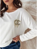 Dámska blúzka oversize ICONIQ biela FashionStreet RY2694