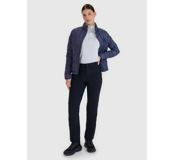 Dámska trekingová páperová bunda 4F 4FWSS25TDJAF531-22S s Primaloft Silver