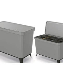 SORTIBOX 3W1 SMOOTH GRAY odpadkový kôš