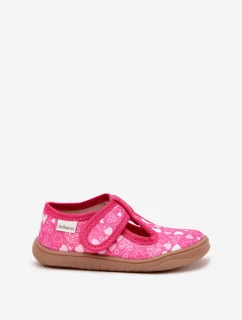 Pohodlné Pantofle Dívčí S Na Suchý Zip Fuchsie model 21705520 - Milami