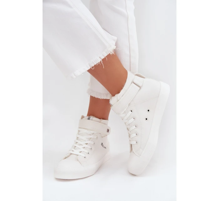 Trampki Damskie Big Star Ocieplane Białe V274541FW Trampki Damskie Big Star Ocieplane Białe V274541FW