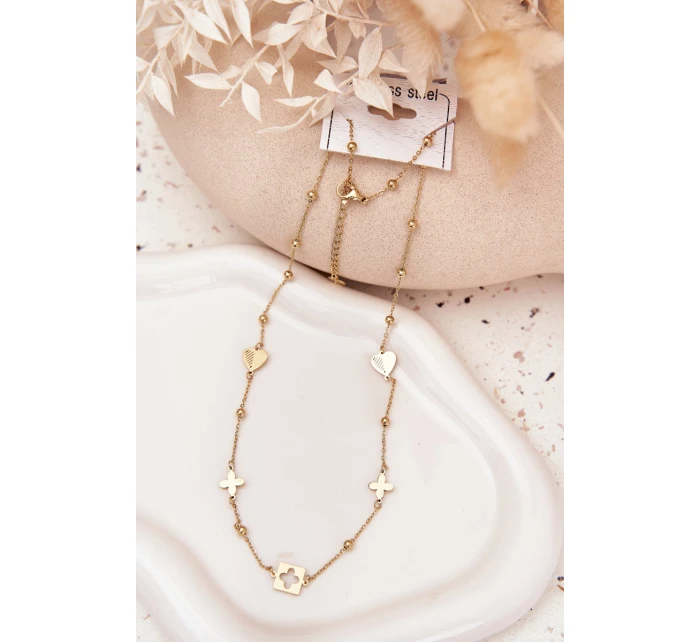 Náhrdelník se  ocel zlatý model 21776865 - Boto