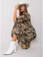 Šaty DHJ SK 13965 1.61P čierna a žltá Šaty DHJ SK 13965 1.61P čierna a žltá