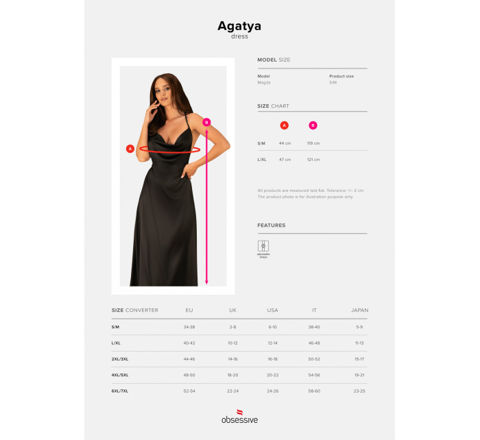 Výnimočné šaty Agatya dress - Obsessive