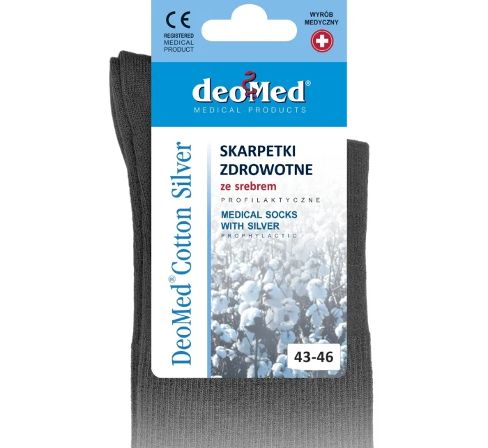 Ponožky model 7432129 COTTON SILVER - JJW DEOMED Ponožky model 7432129 COTTON SILVER - JJW DEOMED