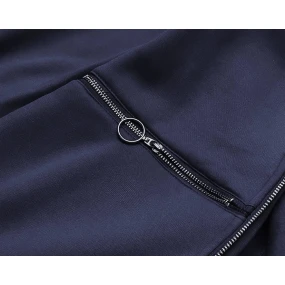 Dámska tmavomodrá mikina s opaskom (AMG-17) Dámska tmavomodrá mikina s opaskom (AMG-17)