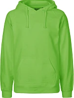 Neutral O 63101 Pánska mikina s kapucňou z bio bavlny 77.6311 limetková