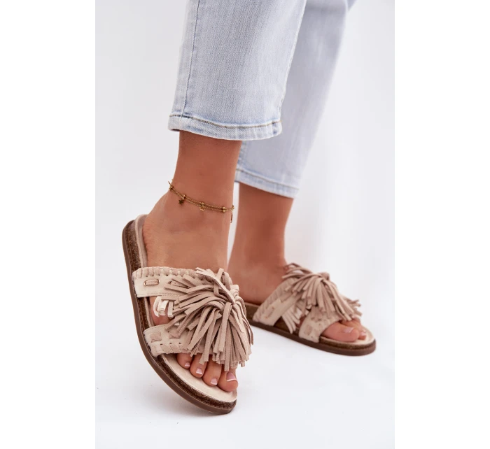 Dámské pantofle Béžové S model 21937747 - Boto