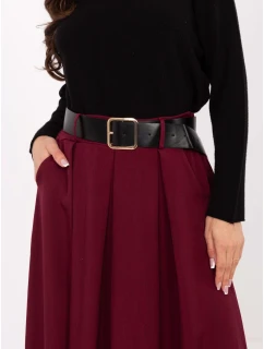 Spódnica IT SD model 21465916 bordowy - FPrice