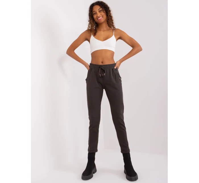 Spodnie dresowe RV DR model 19381526 khaki - FPrice Spodnie dresowe RV DR model 19381526 khaki - FPrice