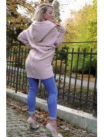 Paislee kardigán Dirty pink - Merribel