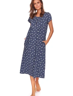 Dámske tehotenské tričko 4119 modré - Doctornap