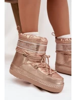 Śniegowce Damskie Z Wiązaniem O'NEILL LISA WOMEN HIGH 90253012.99U Złote