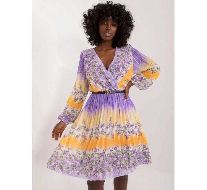 Sukienka DHJ SK  jasny fioletowy model 20105182 - FPrice