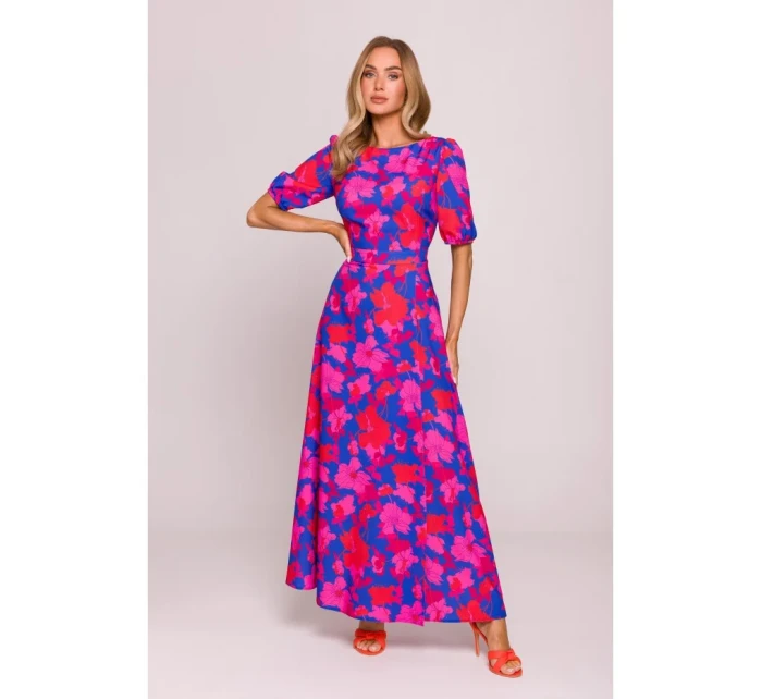 model 21136092 Maxi šaty s otevřenými zády model 2 - Moe model 21136092 Maxi šaty s otevřenými zády model 2 - Moe