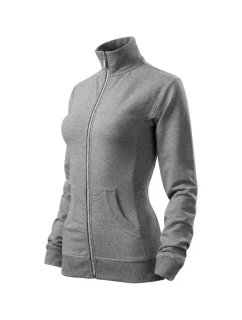 Viva dámska mikina tmavosivá melír