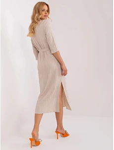 Dámske šaty SK 509342 1.51P light beige - Lakerta