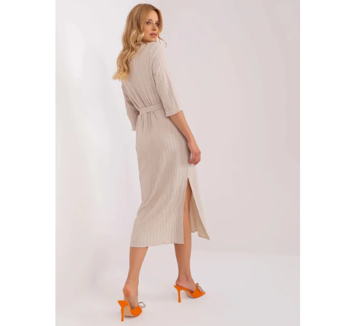 Dámske šaty SK 509342 1.51P light beige - Lakerta