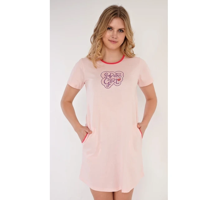 Dámské domácí šaty s krátkým rukávem Super model 18831585 - Vienetta