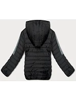 prošívaná dámská bunda s kapucí model 18420071 - J.STYLE prošívaná dámská bunda s kapucí model 18420071 - J.STYLE