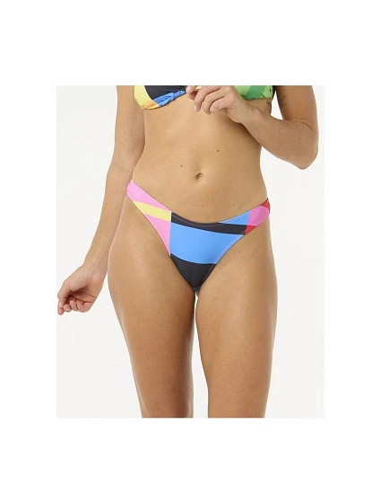 Plavky RIP CURL Las Dalias High Leg Cheeky, tyrkysové