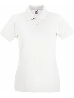 Fruit of the Loom Lady-Fit Premium Polo Dámske piqué polo 16.3030 biele Fruit of the Loom Lady-Fit Premium Polo Dámske piqué polo 16.3030 biele