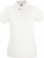 Fruit of the Loom Lady-Fit Premium Polo Dámske piqué polo 16.3030 biele