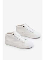 Dámské klasické vysoké tenisky Big Star model 21608900 bílé - Big Star Shoes Dámské klasické vysoké tenisky Big Star model 21608900 bílé - Big Star Shoes