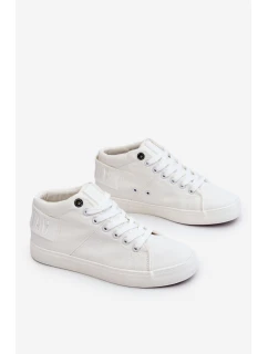 Dámské klasické vysoké tenisky Big Star model 21608900 bílé - Big Star Shoes