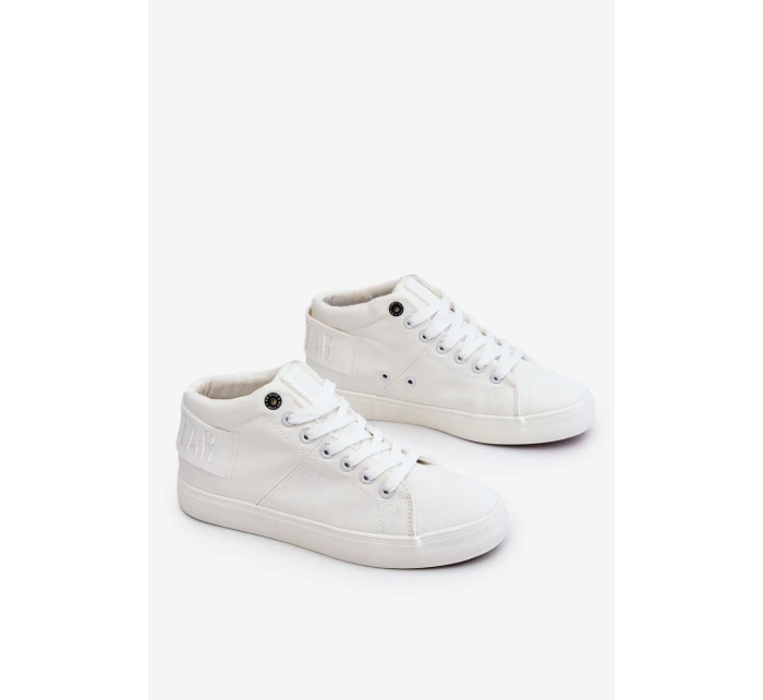 Dámské klasické vysoké tenisky Big Star model 21608900 bílé - Big Star Shoes Dámské klasické vysoké tenisky Big Star model 21608900 bílé - Big Star Shoes