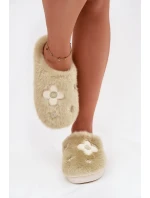 papuče s květinami pistáciové model 21772534 - Boto papuče s květinami pistáciové model 21772534 - Boto