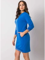 Šaty RV SK model 16327705 tmavě modrá - FPrice Šaty RV SK model 16327705 tmavě modrá - FPrice