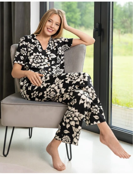 Pyžamo Moraj PDD5500-006 w/r S-3XL pruhované