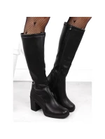 Dámské černé zateplené boty Sergio model 21904578 - LEONE